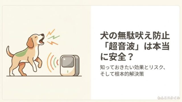 犬の無駄吠えを超音波で解決『無駄吠え禁止くん』口コミ評価｜危険