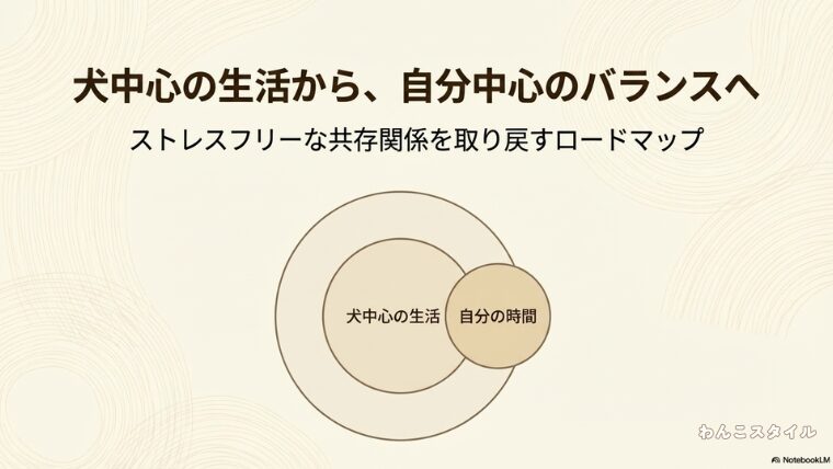 犬中心の生活から自分中心のバランスへ戻すためのロードマップ