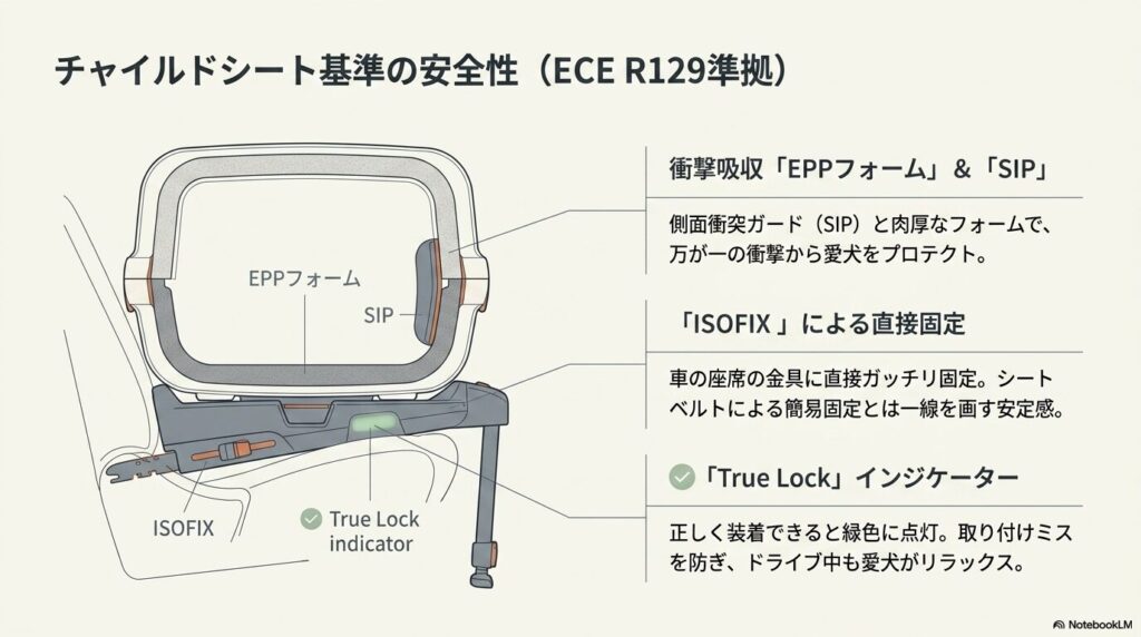 小型犬向けの5X/5R、ゆとりある6X/6R、中型犬向けの7X/7Rのサイズ展開。日本の夏に必須の送風ファン内蔵モデル「Maeve iso Wind」もラインナップ。